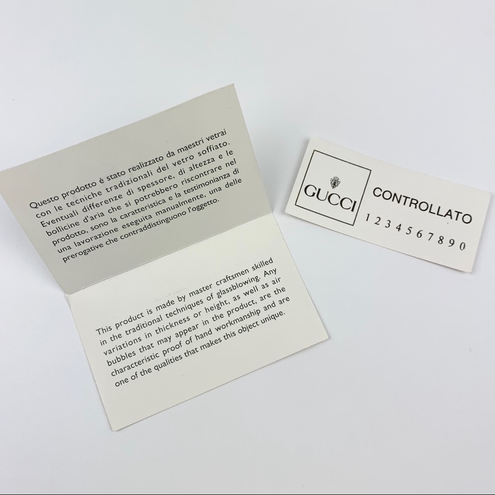 Gucci Rare Blown Glass Candle Holder - Picture 6 of 6